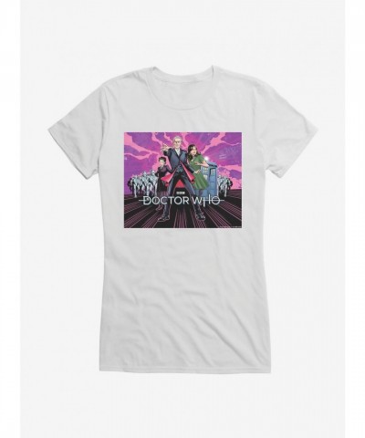 Doctor Who 12th Doctor Cartoon Tee for Girls