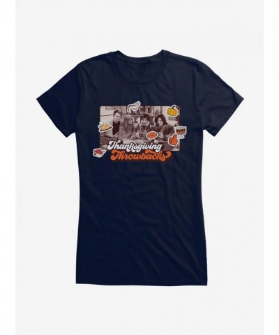 Friendship Thanksgiving Throwback Girls T-Shirt