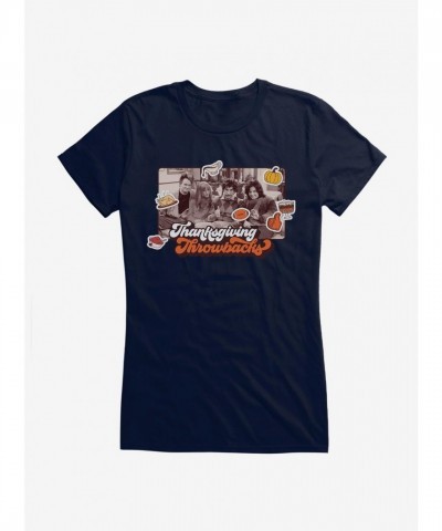 Friendship Thanksgiving Throwback Girls T-Shirt