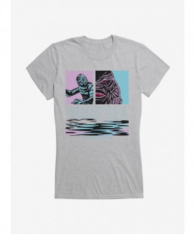 Creature From The Black Lagoon Pastel Pop Art Girls Cotton Tee