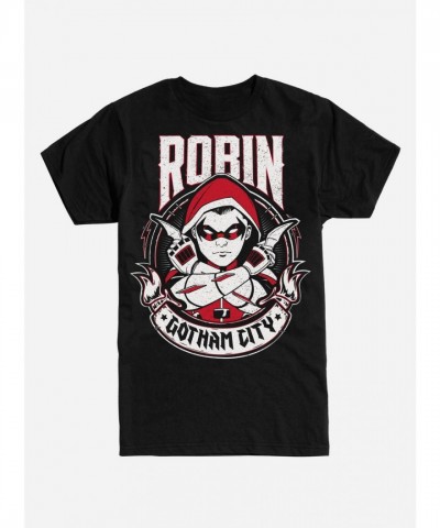 DC Comics Batman Robin Damian Wayne Men's Lightweight T-Shirt