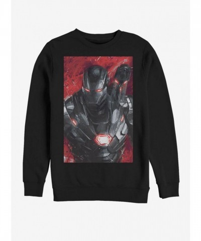 Marvel's Stylish War Machine Endgame Black Sweatshirt for Men