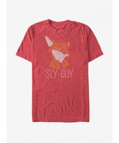 Disney Zootopia Men's Sly Guy Red T-Shirt