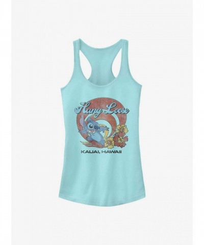 Disney Hang Loose Lilo & Stitch Girls Tank Top - Blue