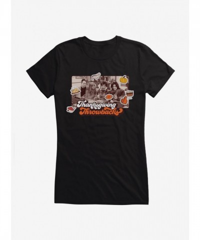 Friendship Thanksgiving Throwback Girls T-Shirt