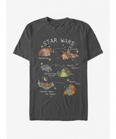 Star Wars Universe Journey T-Shirt - Men's Grey