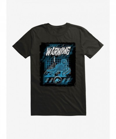 Jurassic World T-Rex Hologram Warning Unisex Tee