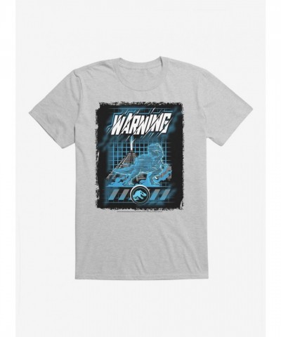 Jurassic World T-Rex Hologram Warning Unisex Tee