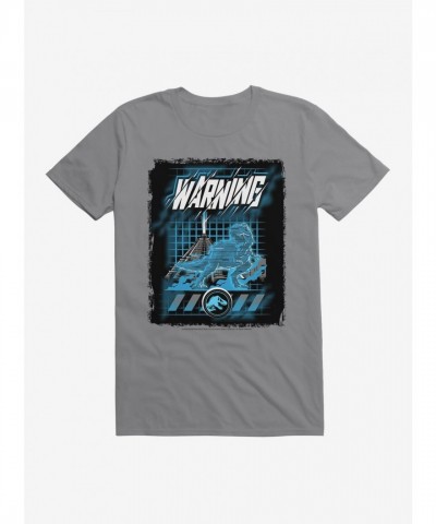 Jurassic World T-Rex Hologram Warning Unisex Tee