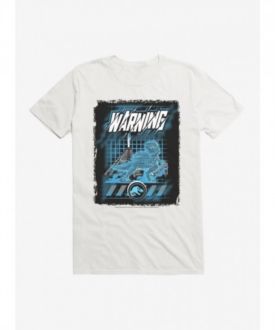 Jurassic World T-Rex Hologram Warning Unisex Tee