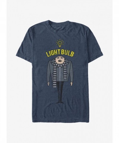 Despicable Me Gru's Light Bulb Blue T-Shirt - Unisex