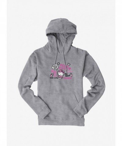 Hello Kitty Kindness Unisex Grey Hoodie