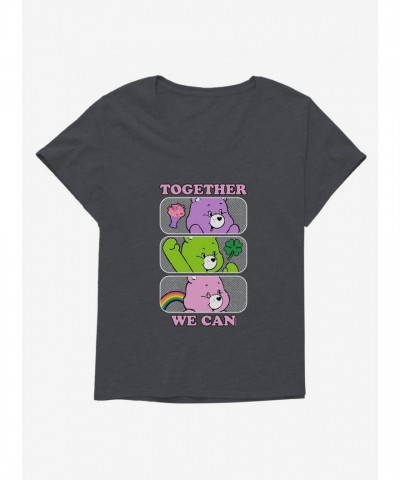 Care Bears Share, Good Luck & Cheer Girls Plus Size Tee
