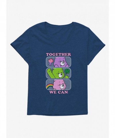 Care Bears Share, Good Luck & Cheer Girls Plus Size Tee