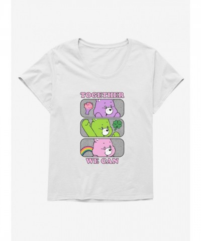 Care Bears Share, Good Luck & Cheer Girls Plus Size Tee