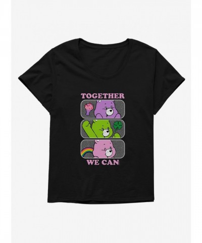 Care Bears Share, Good Luck & Cheer Girls Plus Size Tee