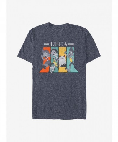 Disney Pixar Luca Character Lightweight T-Shirt - Blue Men's