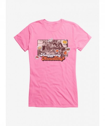 Friendship Thanksgiving Throwback Girls T-Shirt