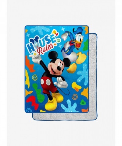 Disney Oversized Silk Touch Sherpa Throw Blanket for Couch and Bedroom