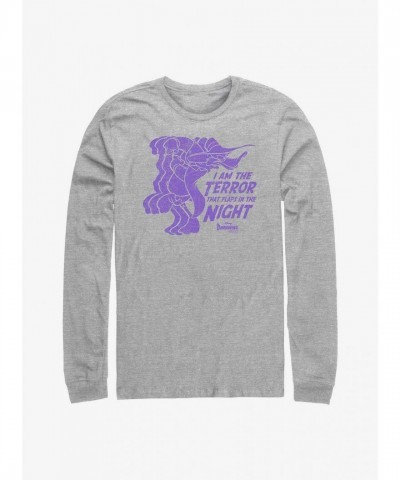 Disney Darkwing Duck Grey Long Sleeve T-Shirt for Men