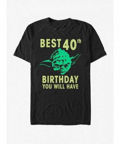 Star Wars Yoda Tee - Comfortable Men's Black Cotton Shirt