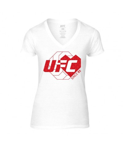 Women's UFC Love Since '93 V-Neck T-Shirt - White