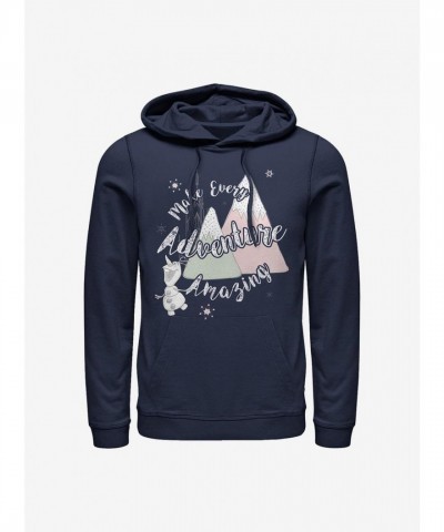 Disney Men's Amazing Adventure Frozen Hoodie - Blue
