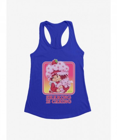 Strawberry Shortcake Vintage Girls Tank - Sharing Is Caring