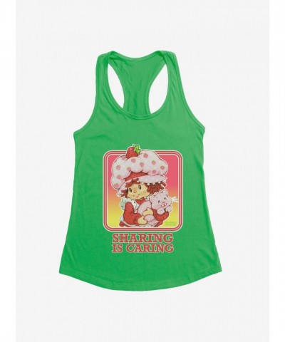 Strawberry Shortcake Vintage Girls Tank - Sharing Is Caring
