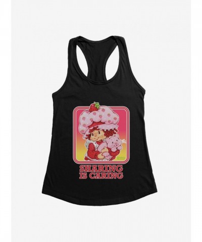 Strawberry Shortcake Vintage Girls Tank - Sharing Is Caring