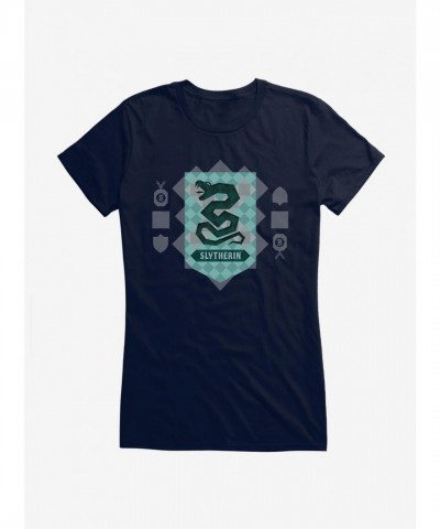 Harry Potter Slytherin Shield Graphic Tee for Girls