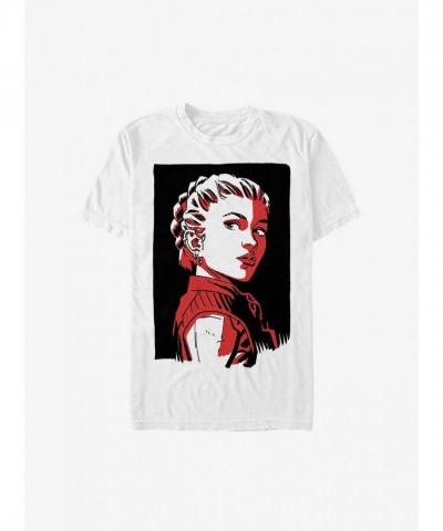 Marvel Yelena White Portrait T-Shirt for Men