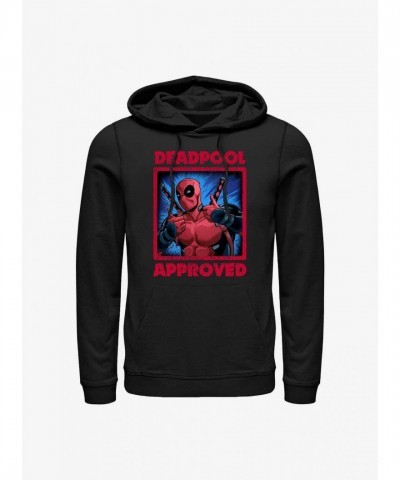 Marvel Approved Deadpool Men's Hoodie - Black
