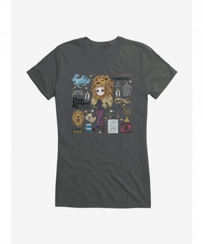 Harry Potter Luna Lovegood Lion Hat Junior T-Shirt
