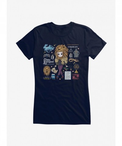 Harry Potter Luna Lovegood Lion Hat Junior T-Shirt