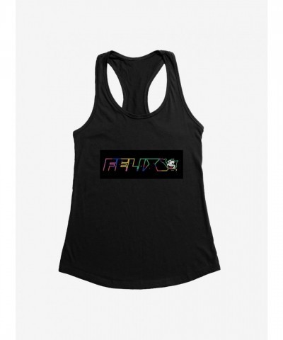 Felix Cat Neon Space Girls Lightweight Tank