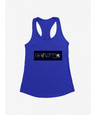 Felix Cat Neon Space Girls Lightweight Tank