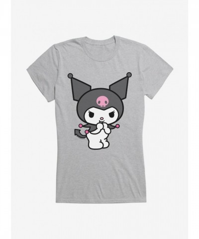 Kuromi Evil Giggle Girls Cartoon Tee