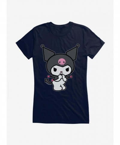 Kuromi Evil Giggle Girls Cartoon Tee