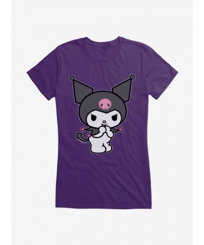 Kuromi Evil Giggle Girls Cartoon Tee