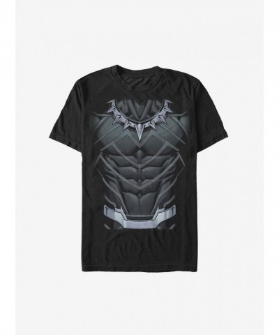 Marvel Panther T-Shirt - Black Men's Lightweight Cotton Suit