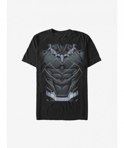 Marvel Panther T-Shirt - Black Men's Lightweight Cotton Suit