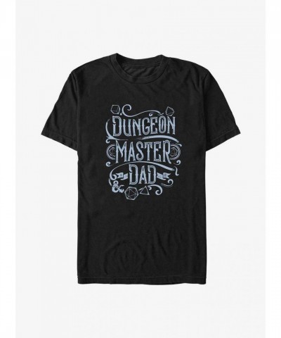 Dungeon Master Dad T-Shirt - Big & Tall Men's Unisex - Black