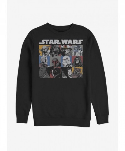 Star Wars Graphic Sweatshirt - Black Cotton Blend for Men