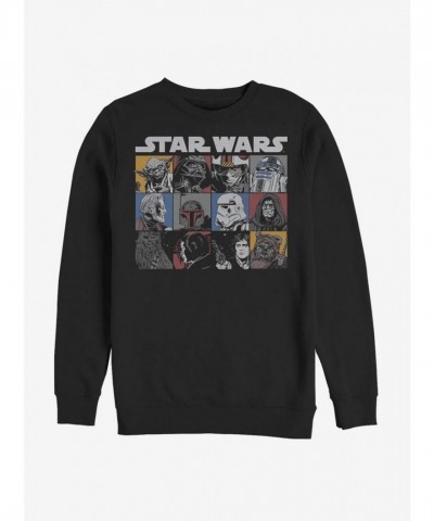 Star Wars Graphic Sweatshirt - Black Cotton Blend for Men