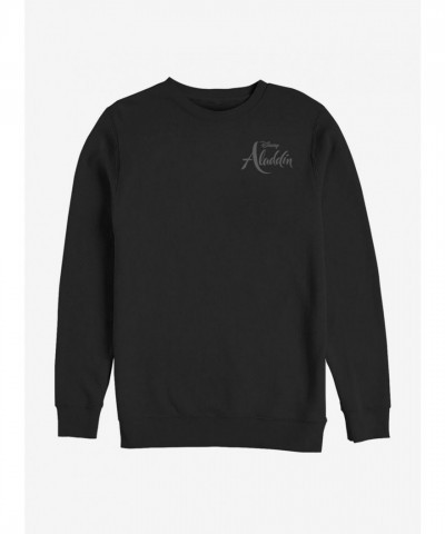 Disney Aladdin 2019 Genie Lamp Design Black Men's Sweatshirt