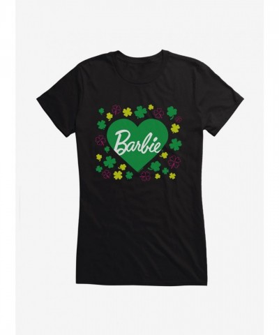 Barbie St Patrick's Day Shamrock Tee for Girls