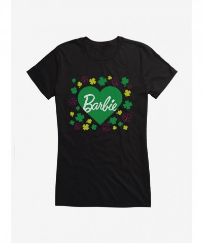 Barbie St Patrick's Day Shamrock Tee for Girls