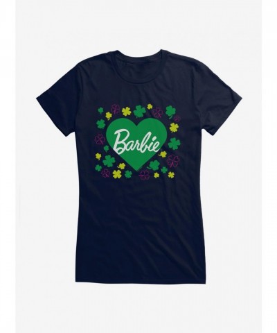 Barbie St Patrick's Day Shamrock Tee for Girls
