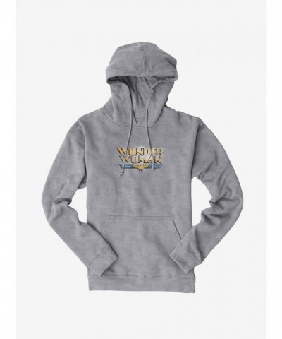 Wonder Woman Gold Logo Hoodie for Men